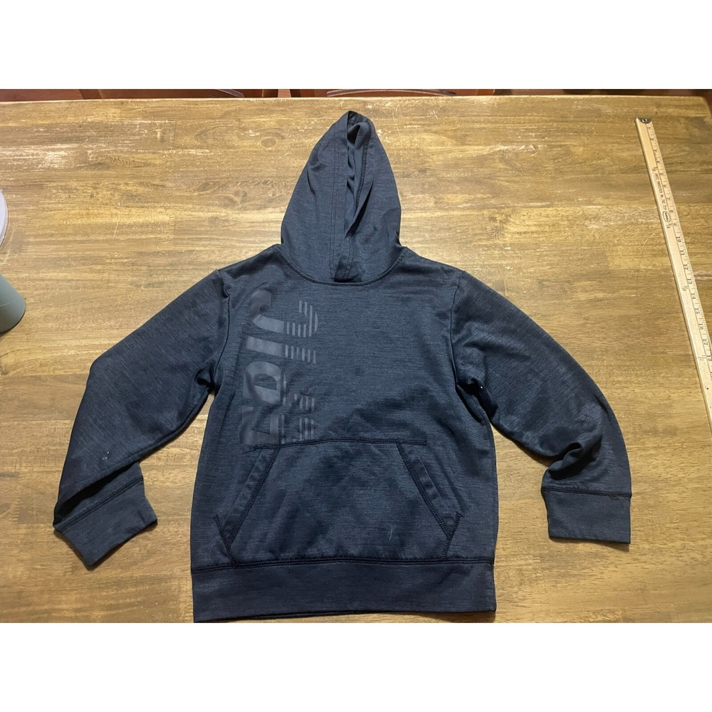 Place Sport Hoodie, Boy's Size Medium, Black, Pullover, Long Sleeve